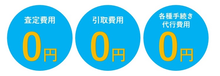 各種費用無料